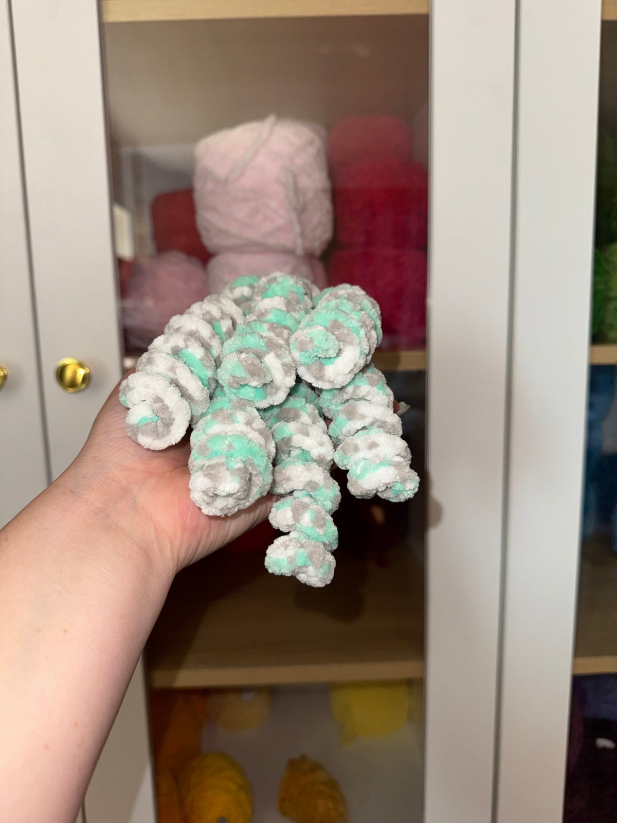 Speckled jelly teal/gray