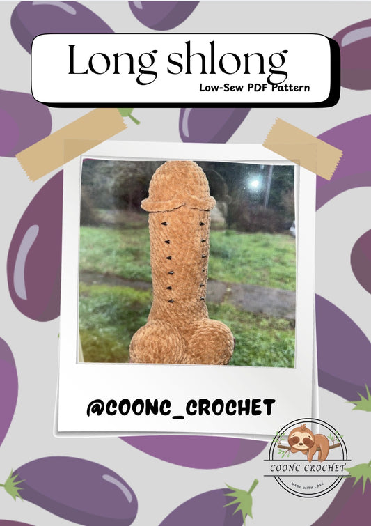 Long shlong crochet PDF pattern
