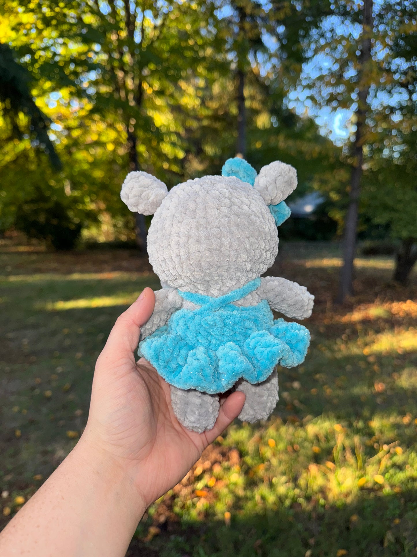 Hippo in a sparkly dress