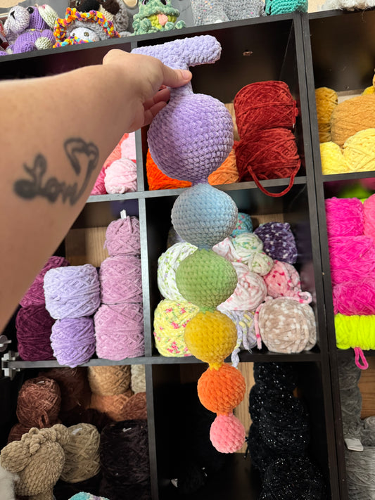 Crochet anal beads