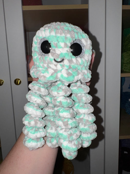 Speckled jelly teal/gray