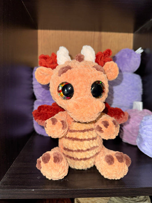 Crochet maple dragon
