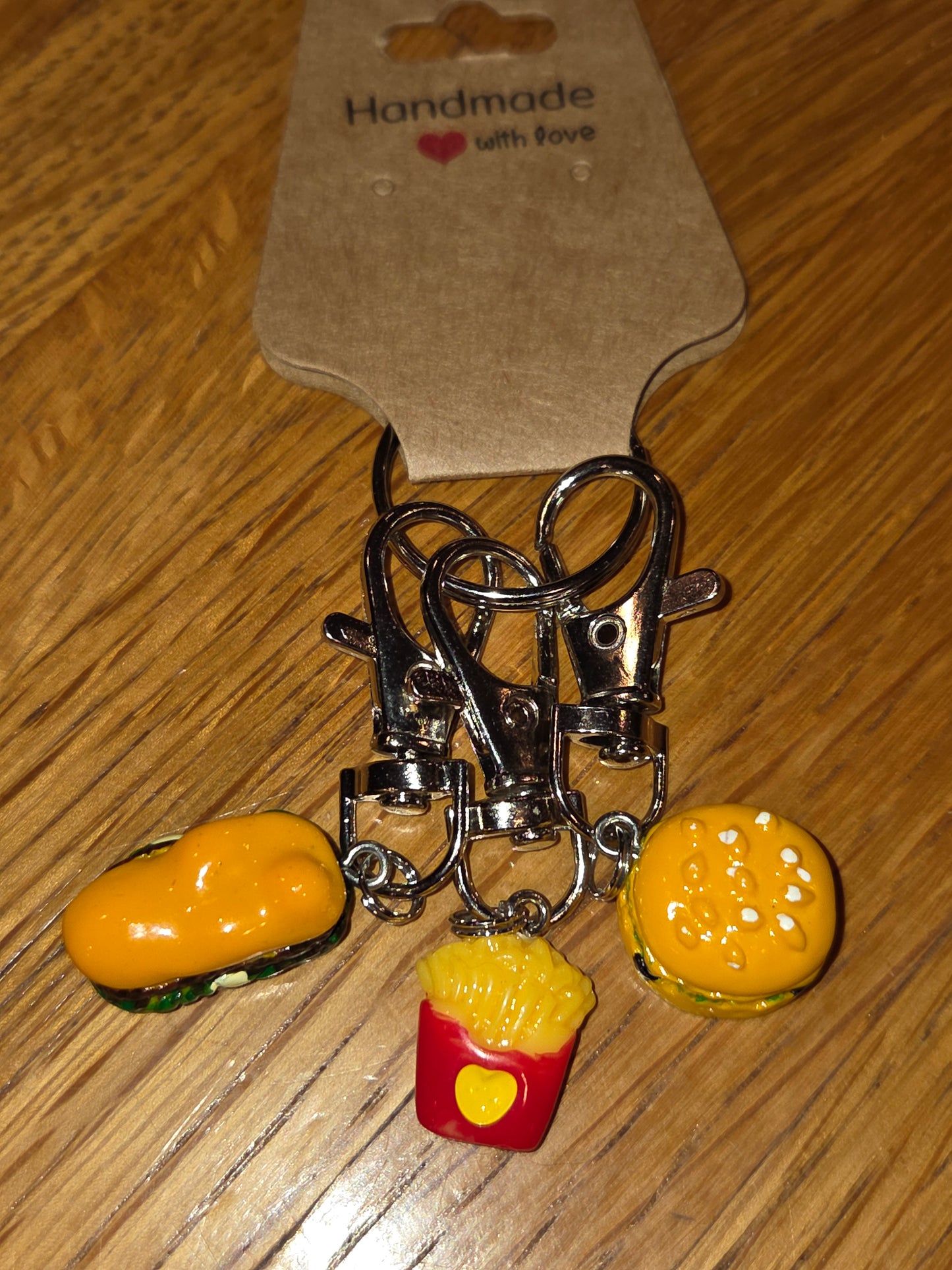 Fast Food Meal 1, Stitch Markers, Set of 3