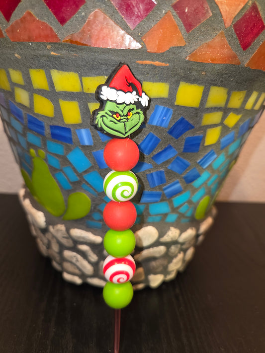 Mean Green Santa Crochet Hook