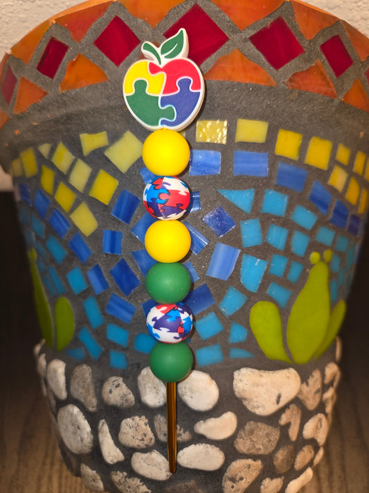 Autism Puzzle Crochet Hook