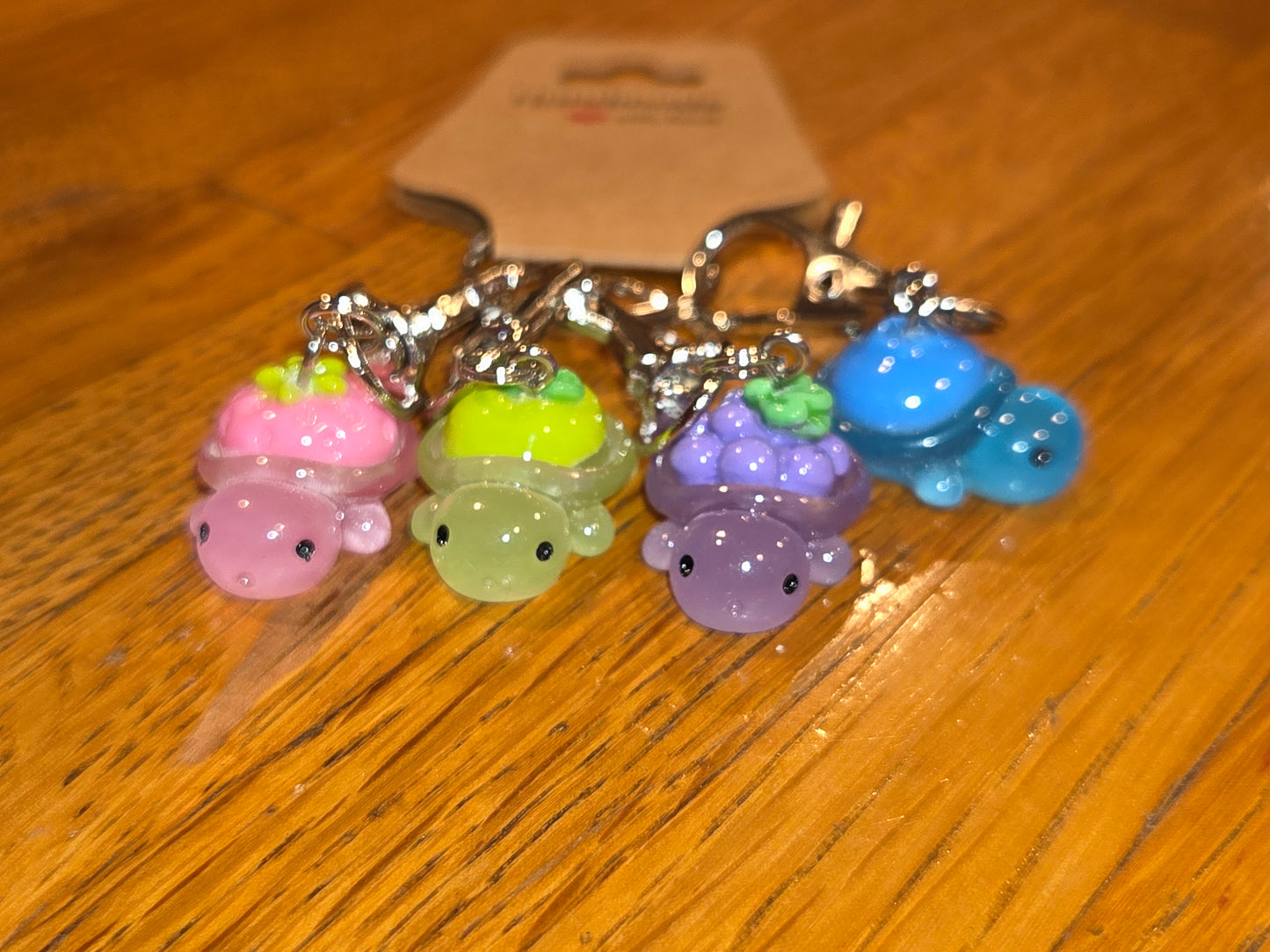 Turtle Stitch Markers, Set of 4